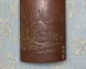 "Spring Scenery in Chiang-nan", Wrist Rest by Master Bamboo Engraver Chang Hsi-huang (張希黃) of Ming Dynasty